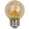 60W Equivalent Amber 6W LED Dimmable G16 Filament