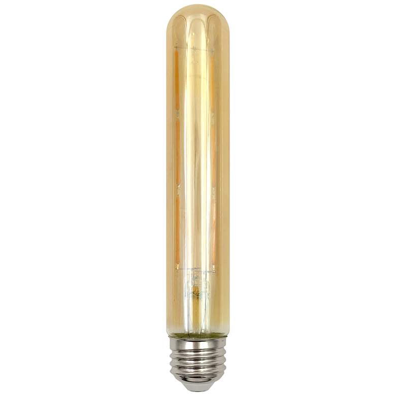 Image 1 60W Equivalent Amber 6W LED Dimmable Standard T30 Bulb