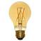 60W Equivalent Amber 7.5W LED Filament A19 Standard Bulb