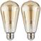 60W Equivalent Amber 7W LED Dimmable Standard Edison 2-Pack