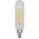 60W Equivalent Clear 5.5W LED Dimmable E12 Base T10 Bulb by Tesler