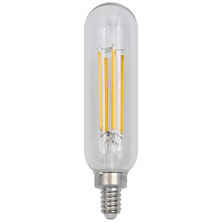 Image 1 60W Equivalent Clear 5.5W LED Dimmable E12 Base T10 Bulb
