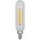 60W Equivalent Clear 5.5W LED Dimmable E12 Base T10 Bulb