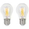 60W Equivalent Clear 5.5W LED Dimmable E26 A15 Bulb Set of 2