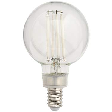 60W Equivalent Clear 5.5W LED Dimmable Filament G16.5 2-Pack