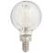 60W Equivalent Clear 5.5W LED Dimmable Filament G16.5 2-Pack