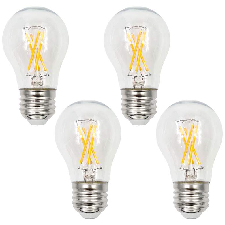 Image 1 60W Equivalent Clear 5W LED Dimmable Standard A15 4-Pack