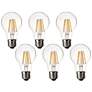 60W Equivalent Clear 5W LED Non-Dimmable 12 Volt Standard A19 6-Pack