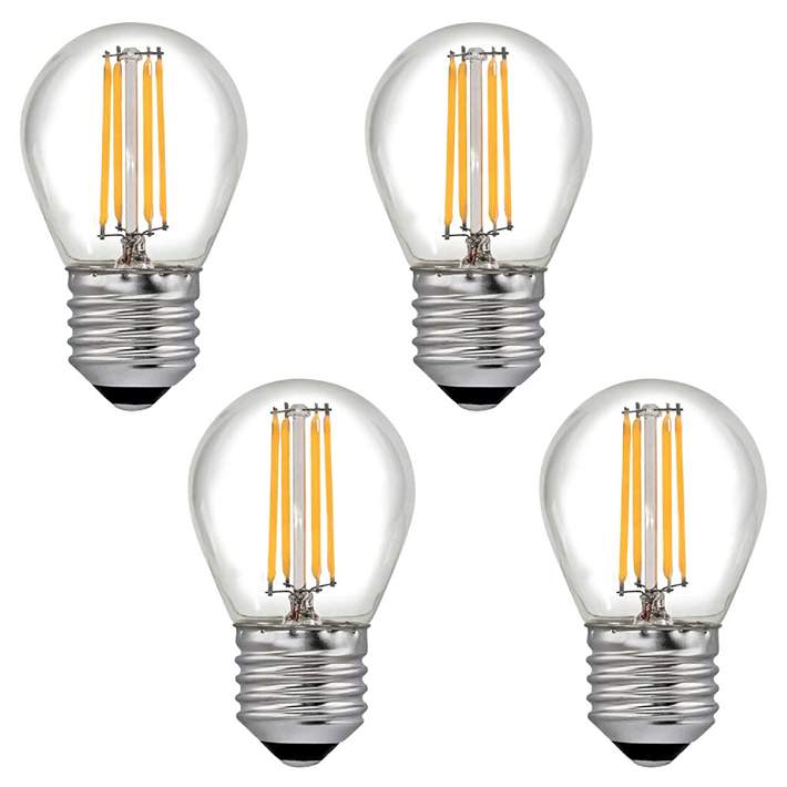 Speels Uitvoeren het beleid 60W Equivalent Clear 6 Watt LED Dimmable Standard G16 4-Pack - #61A32 |  Lamps Plus
