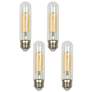 60W Equivalent Clear 6 Watt LED Dimmable Standard T10 4-Pack