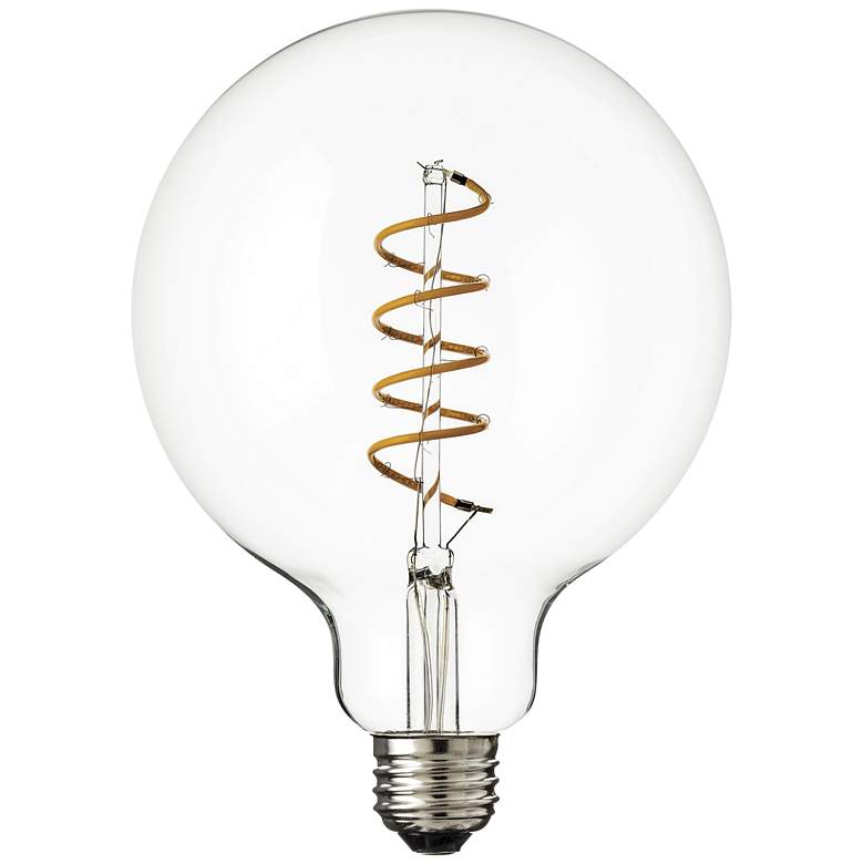 Image 1 60W Equivalent Clear 6W LED Standard Spiral G40