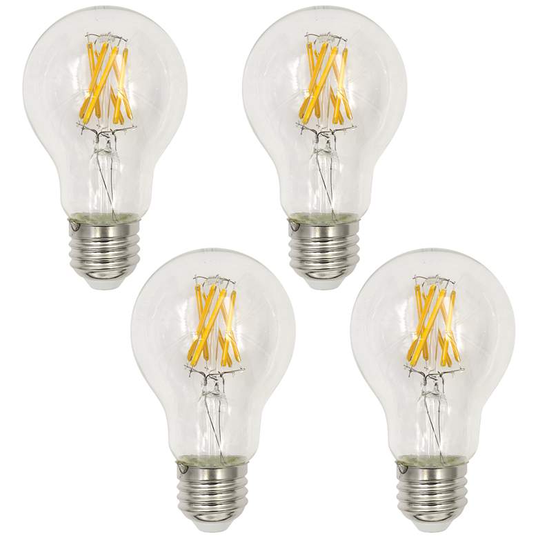 Image 1 60W Equivalent Clear 7W LED Dimmable Standard A19 4-Pack