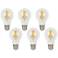 60W Equivalent Clear 7W LED Dimmable Standard A19 6-Pack by Tesler