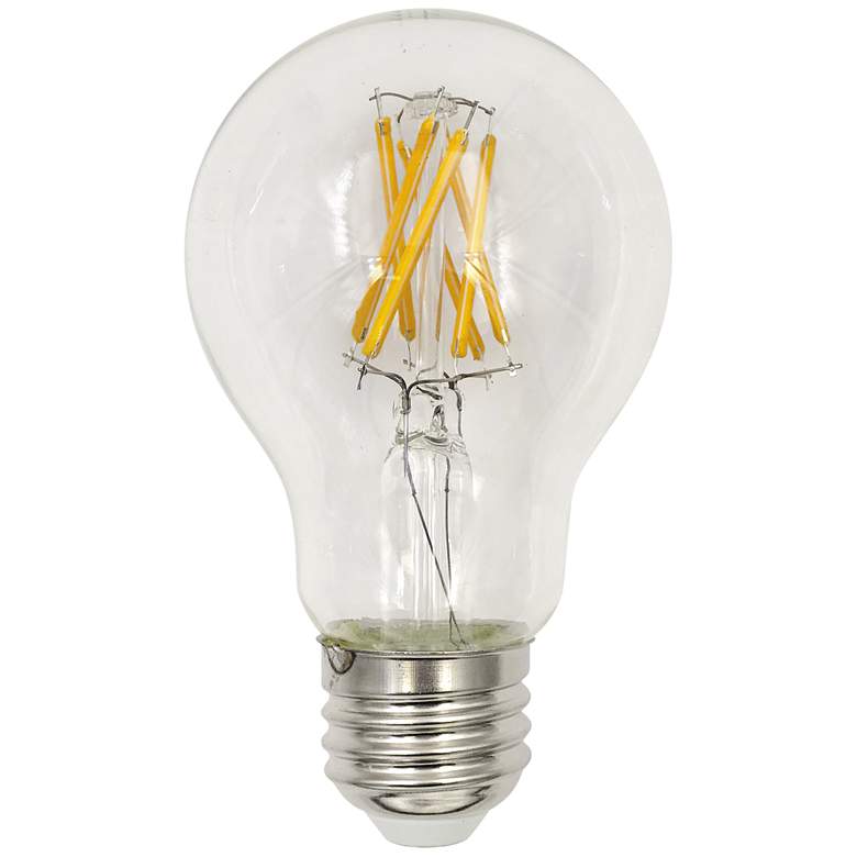 Image 1 60W Equivalent Clear 7W LED Dimmable Standard Base Tesler Light Bulb