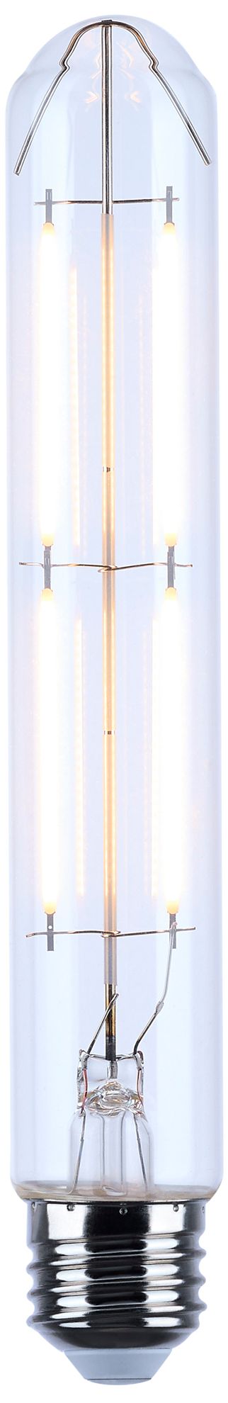 Image 2 60W Equivalent Clear 8W Standard Base Dimmable LED T9 Tube Bulb by Satco more views