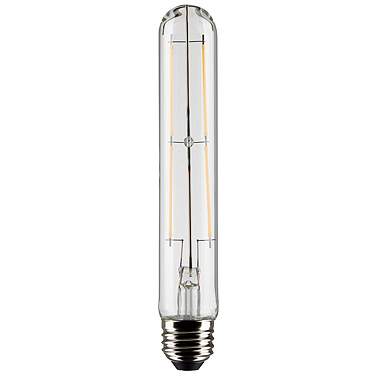 60W Equivalent Clear 8W Standard Base Dimmable LED T9 Tube Bulb by Satco