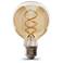 60W Equivalent Clear Amber 5.5W LED Standard G25 Bulb