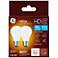 60W Equivalent Frost 5.5W Filament LED Dimmable Bulb 2 Pack