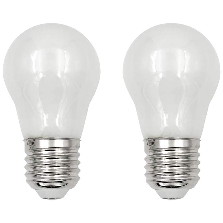 Image 1 60W Equivalent Frosted 5.5W LED Dimmable E26 A15 Set of 2 by Tesler