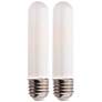 60W Equivalent Frosted 6W LED Dimmable Standard T10 2-Pack