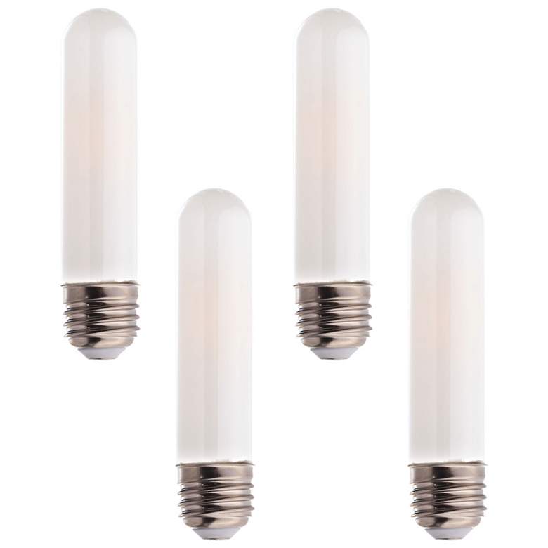 Image 1 60W Equivalent Frosted 6W LED Dimmable Standard T10 4-Pack