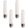 60W Equivalent Frosted 6W LED Dimmable Standard T10 4-Pack