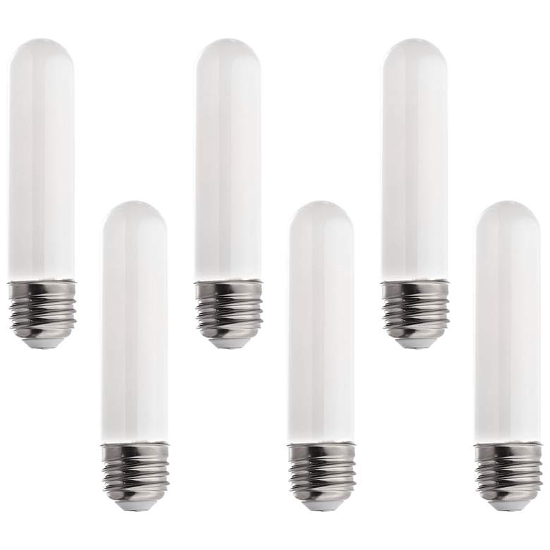 60W Equivalent Frosted 6W LED Dimmable Standard T10 6-Pack