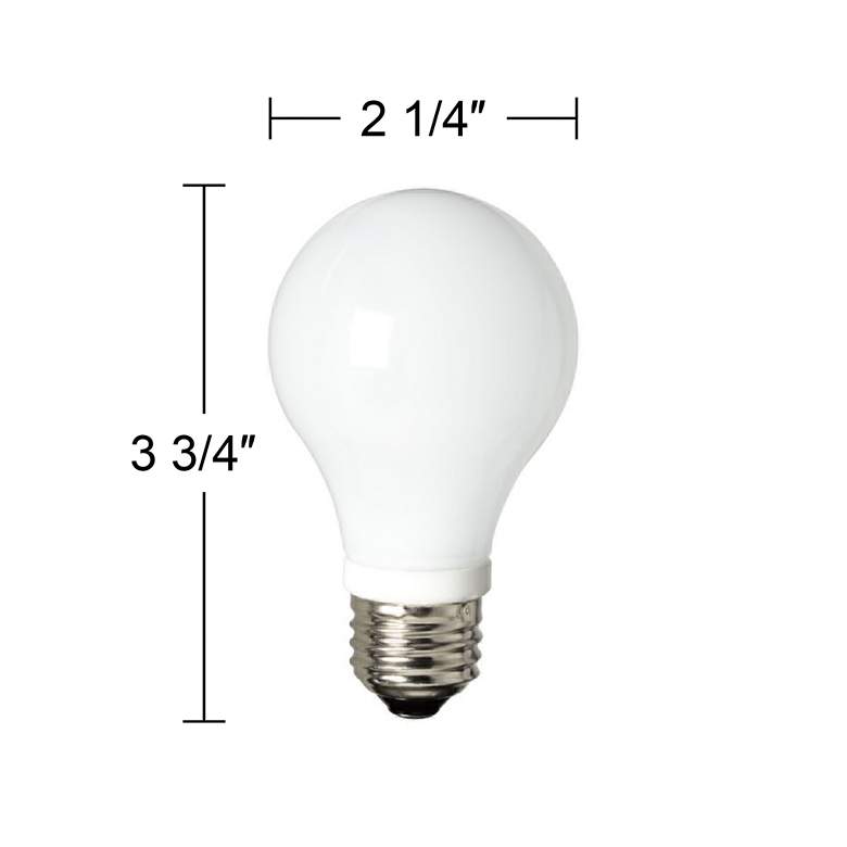 Image 3 60W Equivalent Frosted 7W LED Dimmable Standard 6-Pack more views