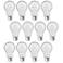 60W Equivalent Frosted 8.5W LED Dimmable T20 Bulb 12 Pack