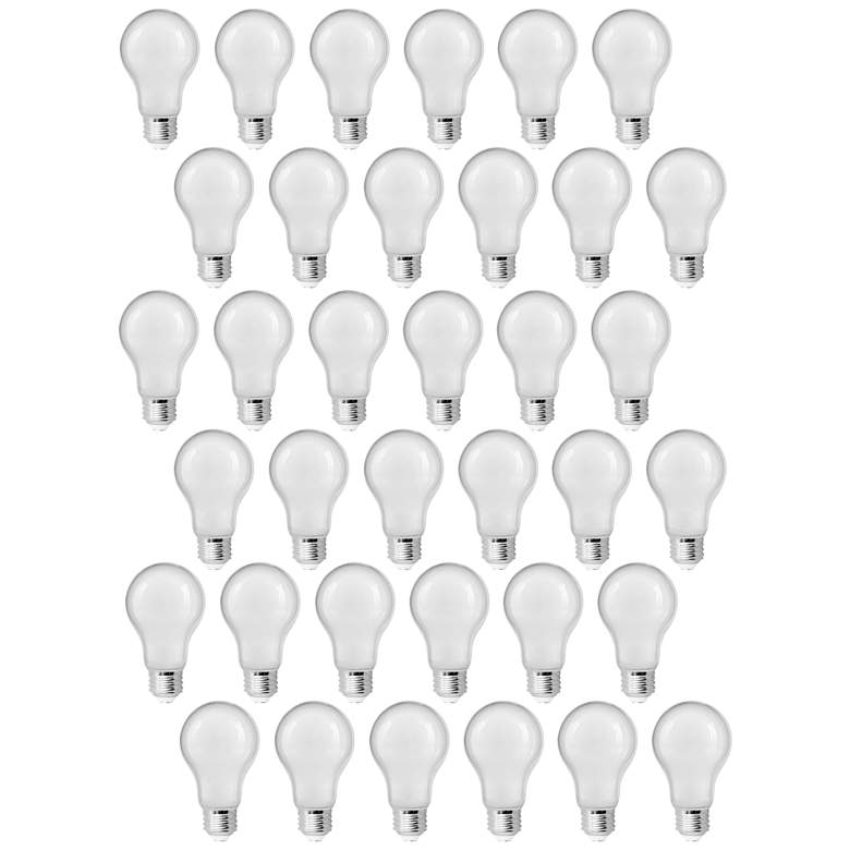 Image 1 60W Equivalent Frosted 8.5W LED Dimmable T20 Bulb 36 Pack