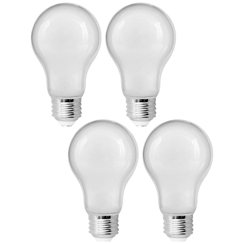 Image 1 60W Equivalent Frosted 8.5W LED Dimmable T20 Bulb 4 Pack