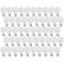 60W Equivalent Frosted 8.5W LED Dimmable T20 Bulb 50 Pack