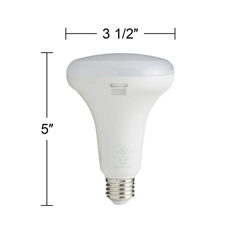 Image 4 60W Equivalent Frosted 9W LED Dimmable Standard BR30 more views