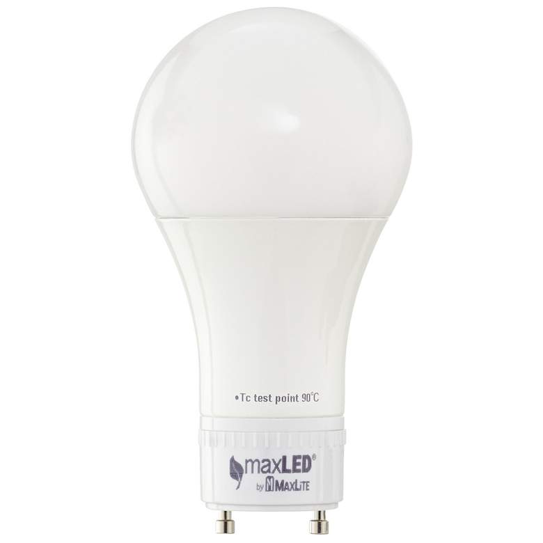 Image 1 60W Equivalent Maxlite 9W LED 2700K GU24 A19 Bulb