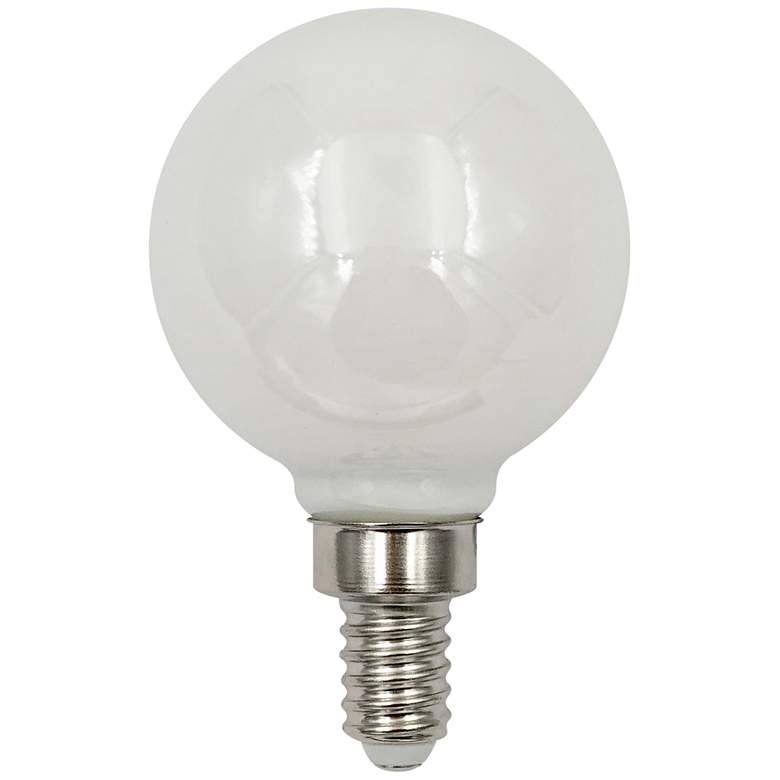 Image 1 60W Equivalent Milky 6W LED Dimmable E12 Base G16 Filament