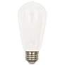 60W Equivalent Milky 7W LED Dimmable Standard ST19 2-Pack