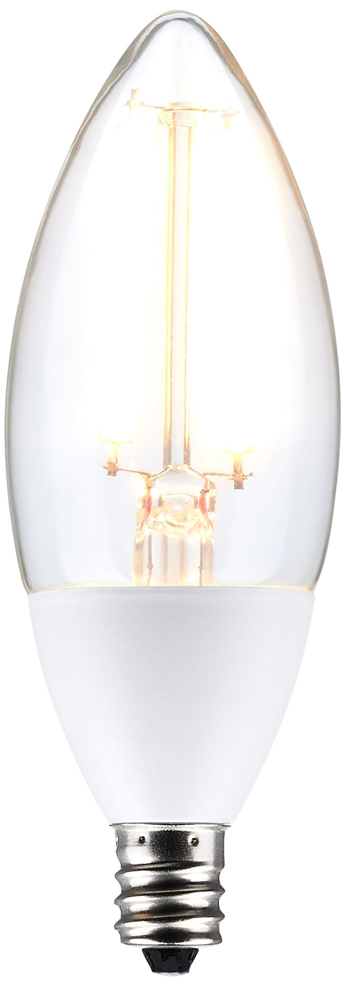 Image 2 60W Equivalent Satco 5W Frosted LED Non-Dimmable Candelabra B11 more views