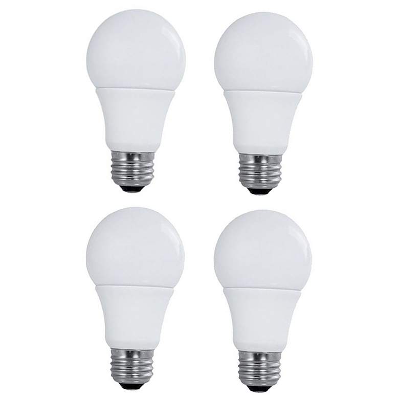 Image 1 60W Equivalent Satco 9W LED Non-Dimmable Standard 4-Pack
