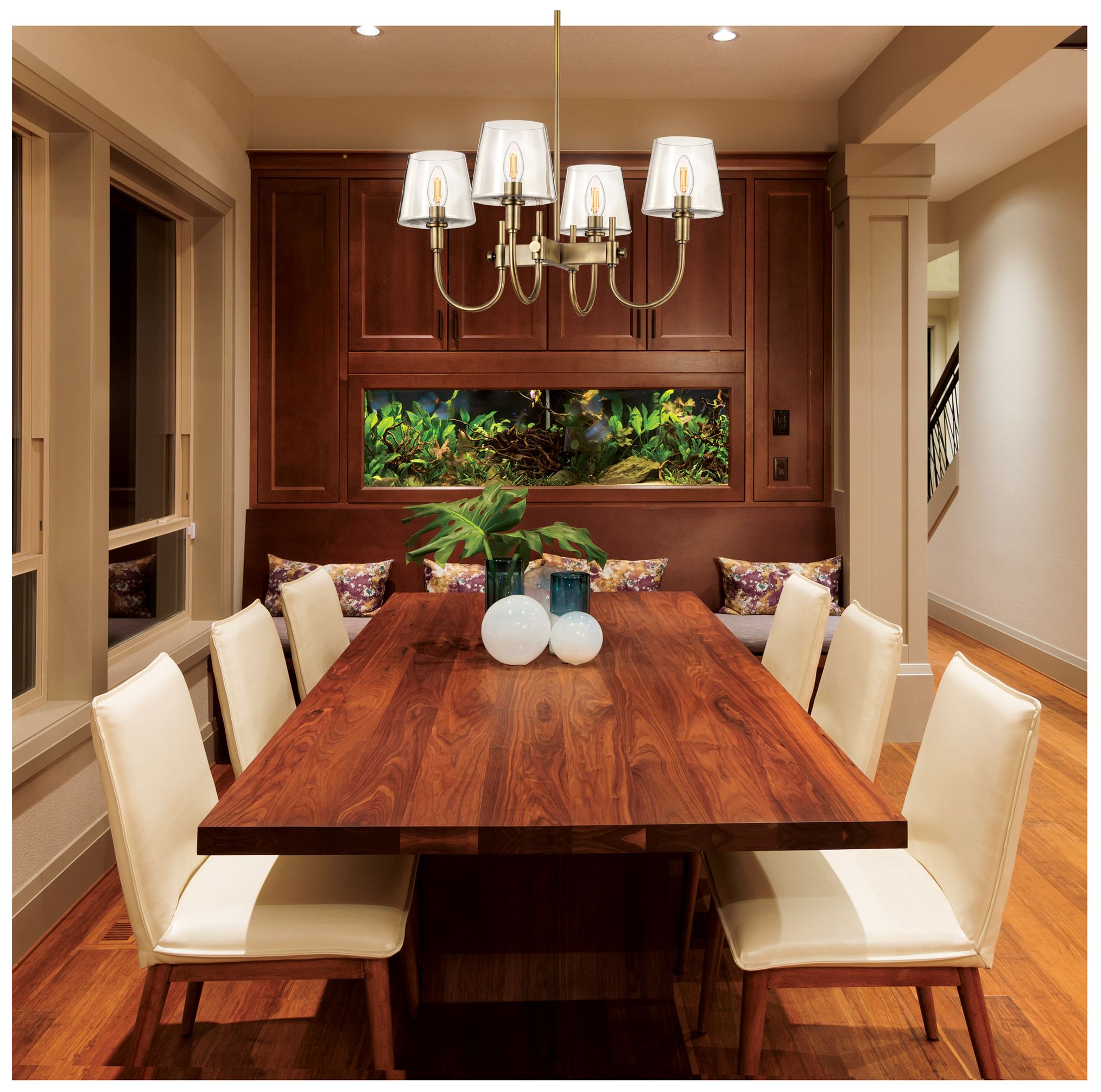 Image 4 60W Equivalent Satco Clear 5.5W LED Dimmable Candelabra B11 6-Pack more views