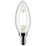 2_60W Equivalent Satco Clear 5.5W LED Dimmable E12 B11 2-Pack more views