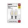 4_60W Equivalent Satco Clear 5.5W LED Dimmable E12 B11 2-Pack more views