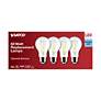 5_60W Equivalent Satco Clear 8W 5000K LED Dimmable E26 4-Pack more views