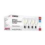 60W Equivalent Satco Clear 8W 5000K LED Dimmable E26 4-Pack in scene