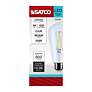 2_60W Equivalent Satco Clear 8W 5000K LED Dimmable E26 ST19 more views