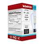 6_60W Equivalent Satco Clear 8W 5000K LED Dimmable E26 ST19 more views
