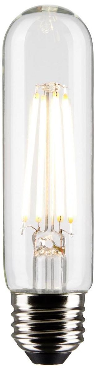 Image 2 60W Equivalent Satco Clear 8W LED Dimmable Standard T10 6-Pack more views