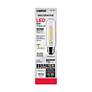 4_60W Equivalent Satco Clear 8W LED Dimmable Standard T10 Bulb more views