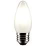 Thumbnail2 of 60W Equivalent Satco Frost 5.5W LED Dimmable Standard Bulb more views