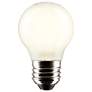 2_60W Equivalent Satco White 5.5W LED Dimmable Standard Bulb more views