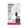4_60W Equivalent Satco White 5.5W LED Dimmable Standard Bulb more views